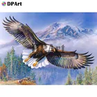 Алмазная живопись 5D, полноразмернаякруглая вышивка орла, алмазная живопись, вышивка крестиком, мозаика, картина, настенное искусство, декор M1165