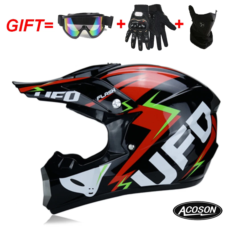 Motorcycle cross motorcycle helmet for motorcycle helmet down MTB DH off road motorcycle cross racing helmet point with goggles - Цвет: 15