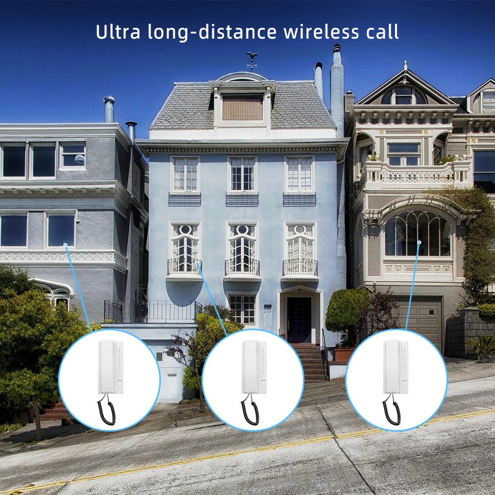 jeatone telephone intercom wireless secure interphone handsets expandable for warehouse office interphone maison home phone free global shipping