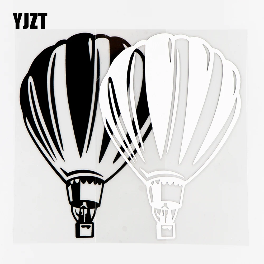 

YJZT 10,7 × 15,5 см изысканный воздушный шар Красивая крутая виниловая наклейка Красивая Автомобильная наклейка черный/Серебряный 10A-0547