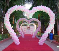 metal heart star shaped balloon arches frame kit wedding party entrance decor removable portable balloon display stand support