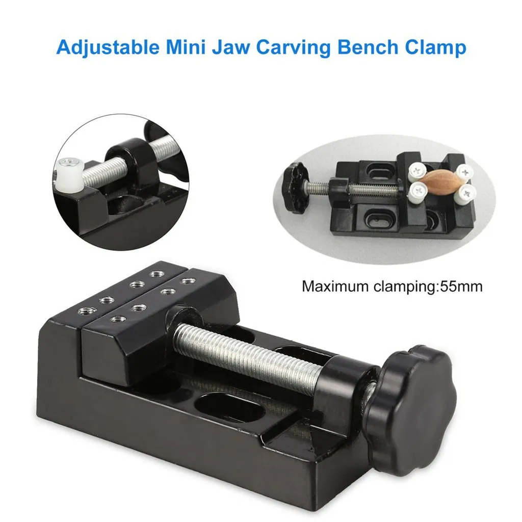 Mini Carving Bench Clamp Drill Press Vice Hand Micro Clip with Screws and Covers practical Home durable decoration Leisure | Инструменты