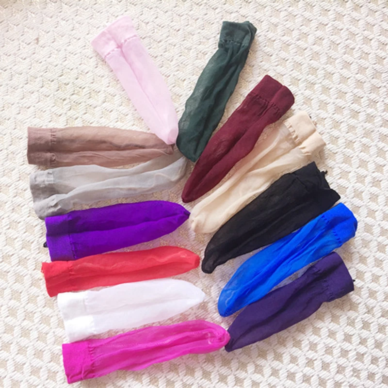 

5Pcs/Set Sexy Men's Socks Fun Underwear JJ Condom Transparent Cock Silk Stockings New Men's Underwear Adults Cock Silk Socks