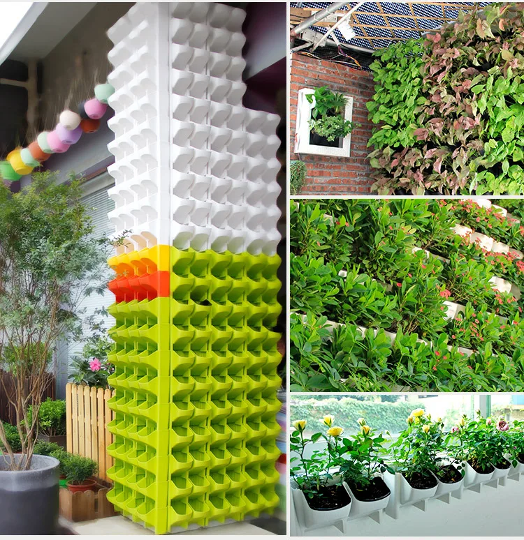 Оптовая продажа стекируемые настенные горшки для помещений и балкона настенный