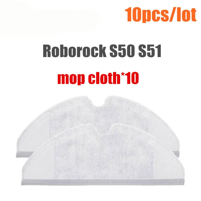 Xiaomi Roborock S50 S51 Робот Запчасти для пылесоса наборы ткань для уборки сухой резервуар для воды фильтр СС - Цвет: 10pcs