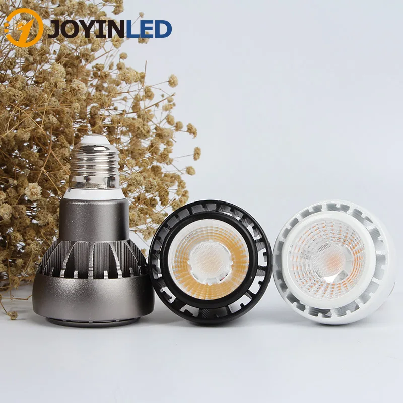 

Бесплатная доставка, диммируемая светодиодная лампочка с монолитным блоком светодиодов par20 110-240 В, 7 Вт, 9 Вт, 12 Вт, E27, Точечный светильник бел...