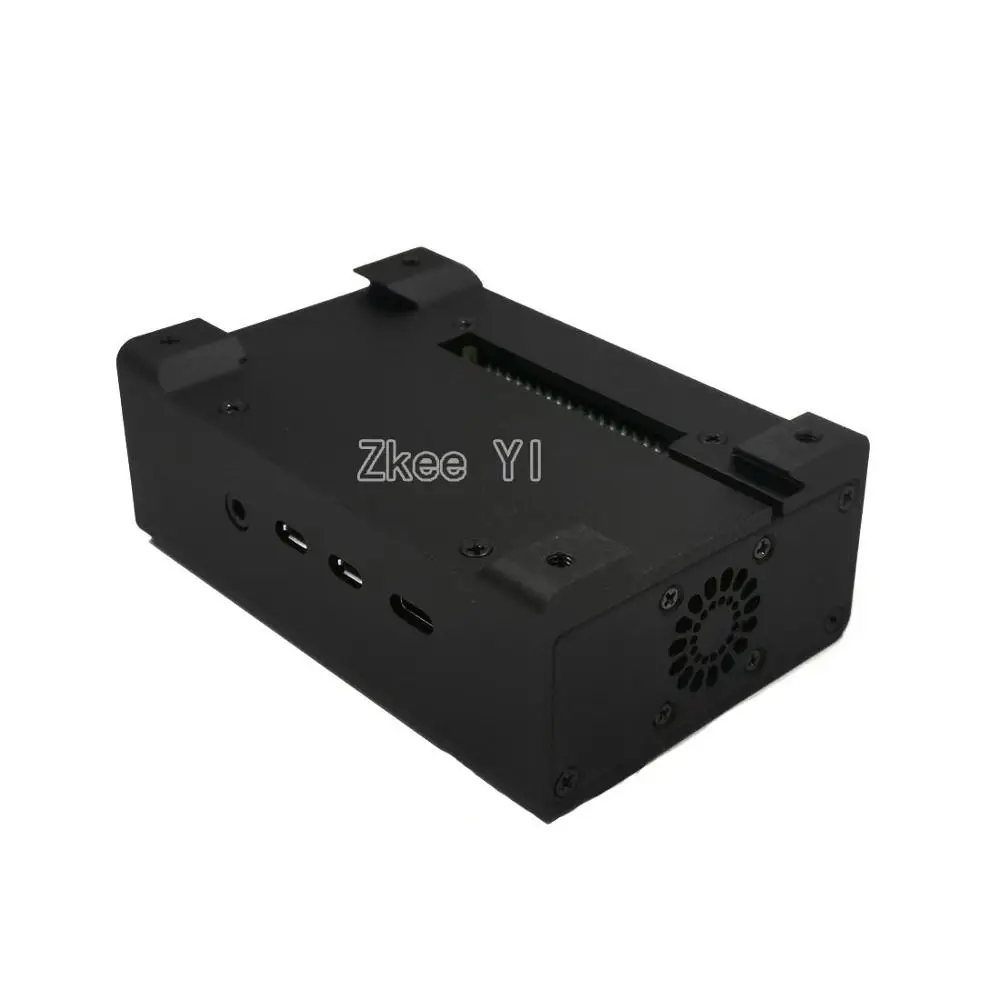 New Raspberry Pi 4 Aluminum Alloy Case with Cooling Fan and 4pcs Heatsinks for Model B | Компьютеры и офис