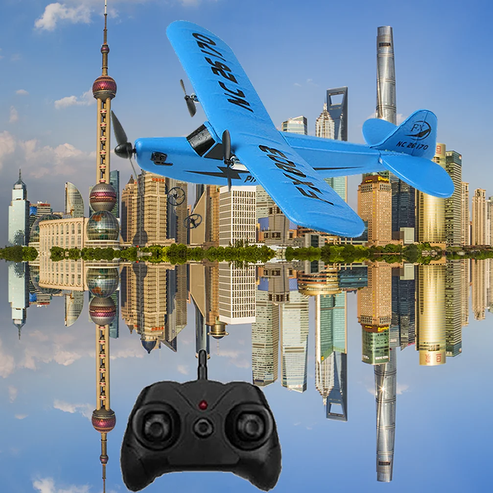 

RC Electric Airplane Remote Control Plane RTF Kit EPP Foam 2.4G Controller 150 Meters Flying Distance Aircraft Global Hot Toy