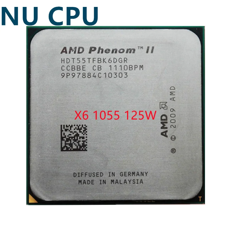 6-ядерный процессор AMD Phenom II X6 1055T 1055 2 8G 125W HDT55TFBK6DGR Socket AM3 Six - купить по выгодной цене