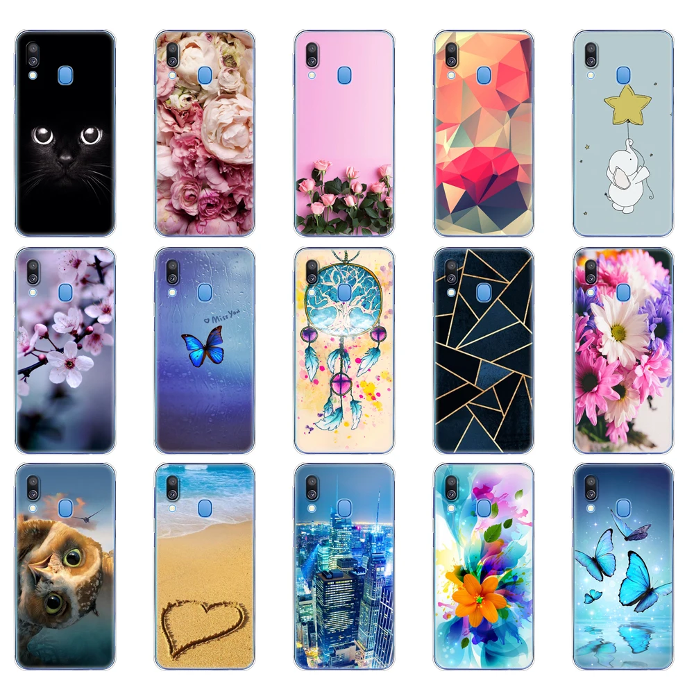 Чехол для Samsung A40 мягкий силиконовый чехол-накладка чехол Galaxy A405 SM-A405F A405F