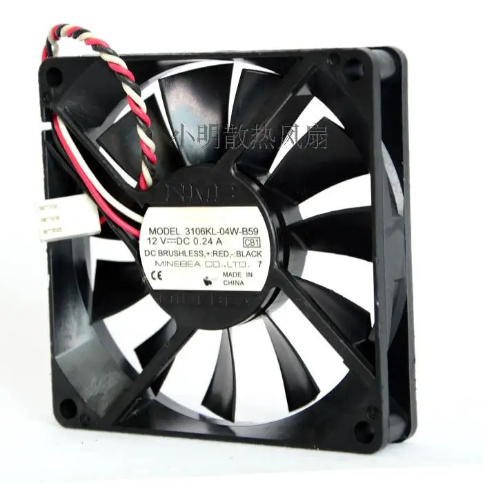

Трехпроводный вентилятор для проектора NMB 8015 12V 0.24a 3106kl-04w-b59 C04