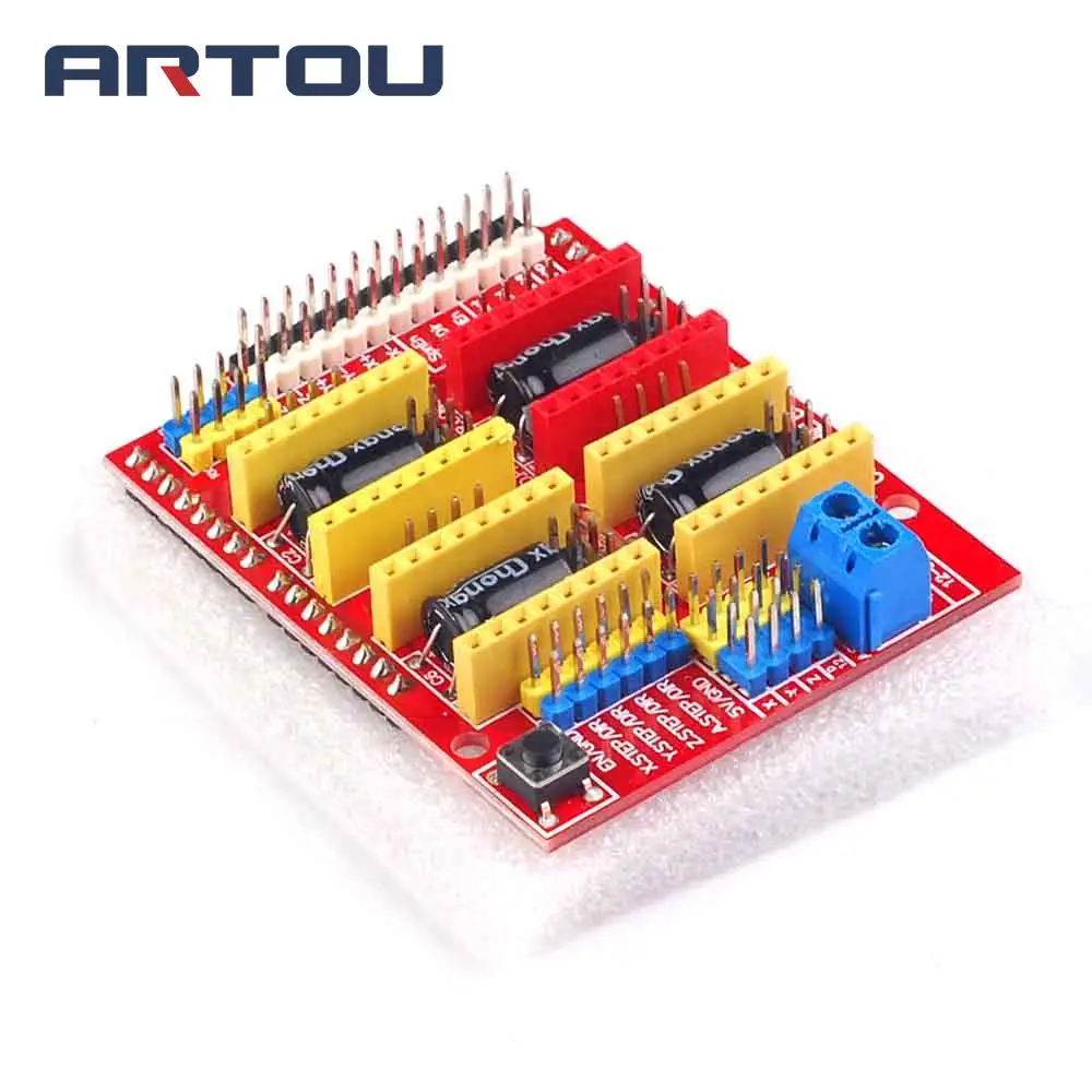 1 шт. V3 гравер 3d принтер CNC Щит Плата расширения A4988 Драйвер|driver a4988|driver 3ddriver board |