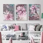 Скандинавская картина для украшения гостиной, красивые цветочные принты, фон для дивана, картина на стену, картина маслом для ресторана