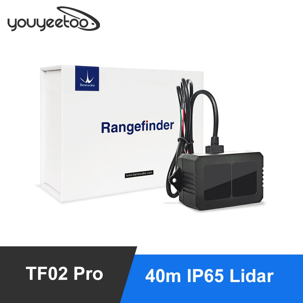 Benewake TF02 Pro mid-range distance sensor 1000Hz Frame Rate&amp40meters Operating Range Lidar Module for Indoor/Outdoor/Robot |