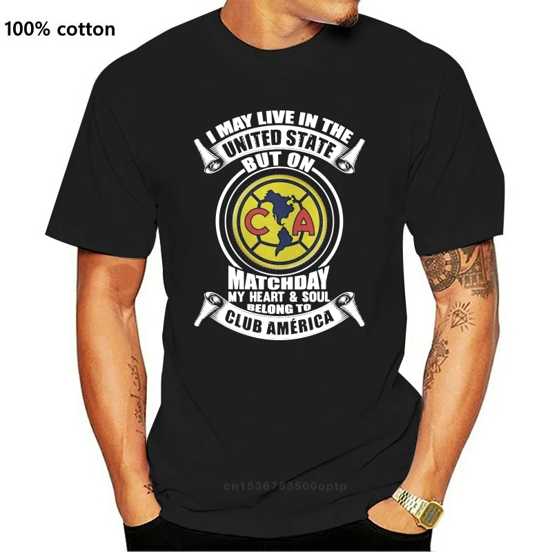 

Camisetas divertidas para hombre, camiseta de moda del club América 2019 2221 2018