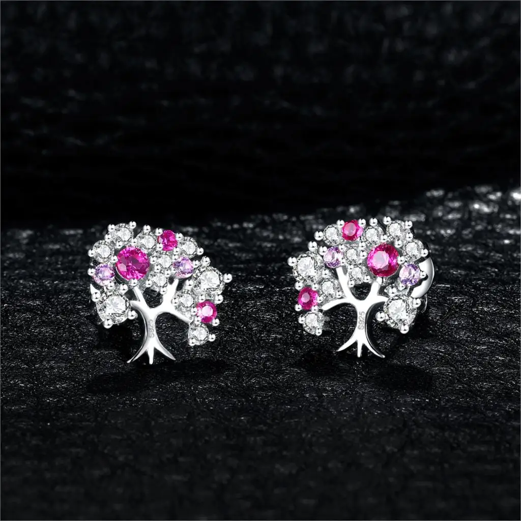 Женские серьги гвоздики JewelryPalace Lift Tree из стерлингового серебра 925 пробы корейские