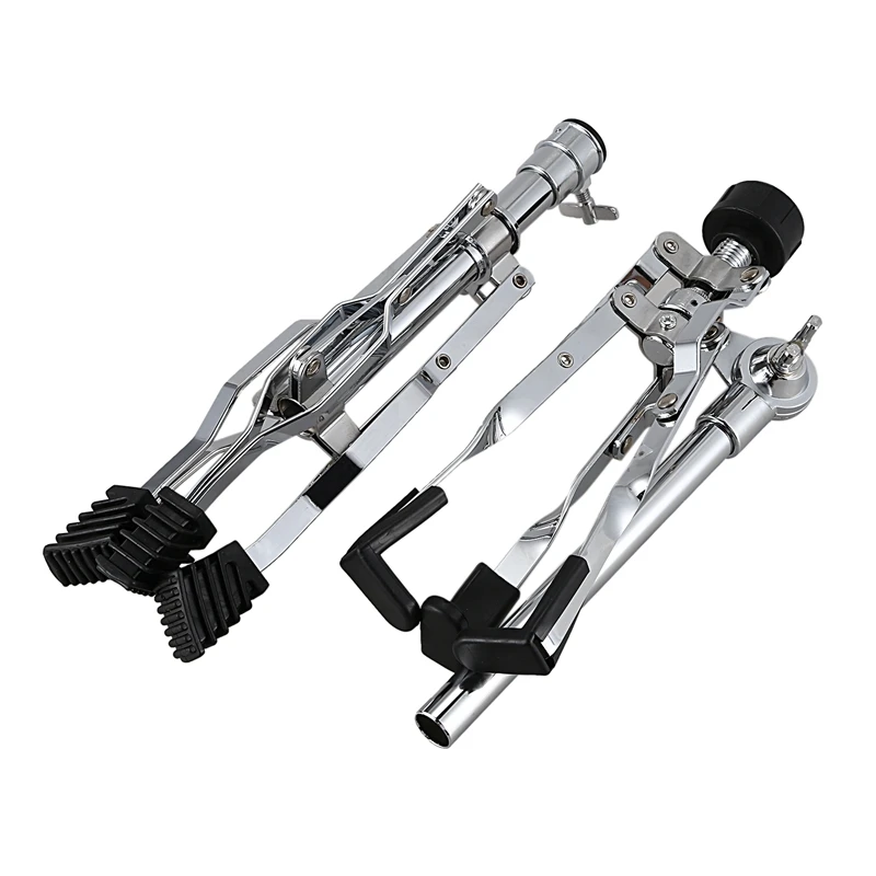 Dumb Stand Jazz Drum Rack Snare Drum Rack Drum Accessories Adjustable Hit Percussion Support Rack Drum Musical instrument Acce