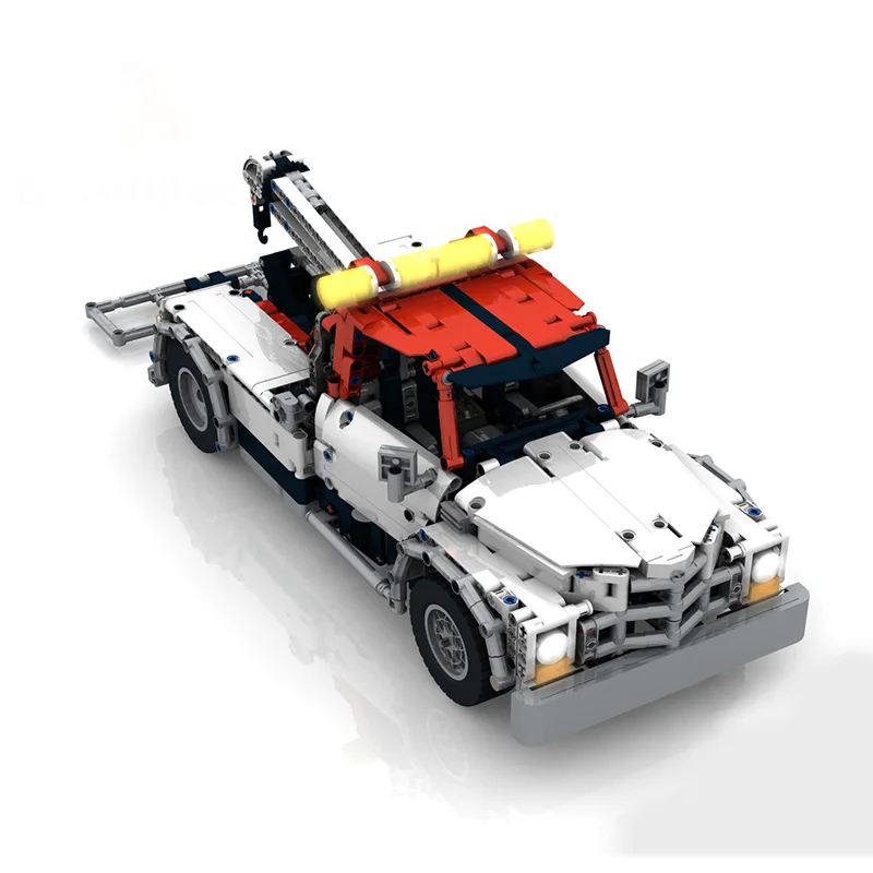 

1606Pcs MOC Engineering Bulldozer Classic Tow Truck Crane Compatible High-tech Truck Building Block City Toy For Children Gifts