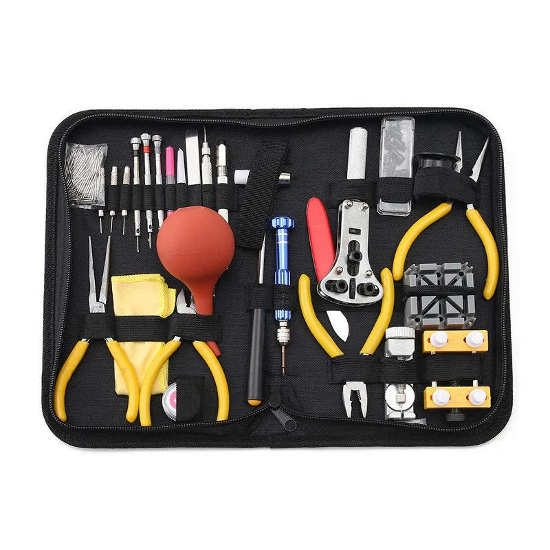 

160PCS/Set Watch Opening Tool, Watch Opener, Blower, Needle Nose Pliers, Watch Battery Replacement Tool, Watch Repair Tool Kit