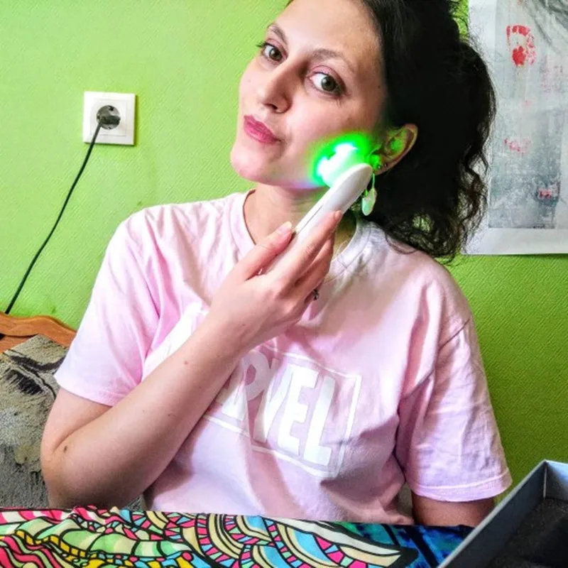 5 в 1 EMS мезотерапия ручка для омоложения кожи лица средство удаления морщин радио