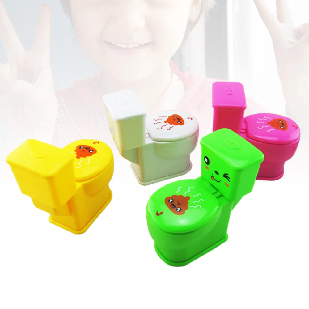 4 шт. мини туалеты Новинка Забавные креативные брызги воды шалость игрушки
