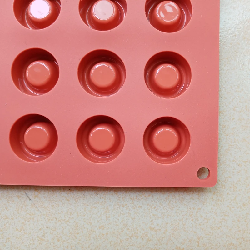 Силиконовая форма для мини-пончиков с антипригарным покрытием