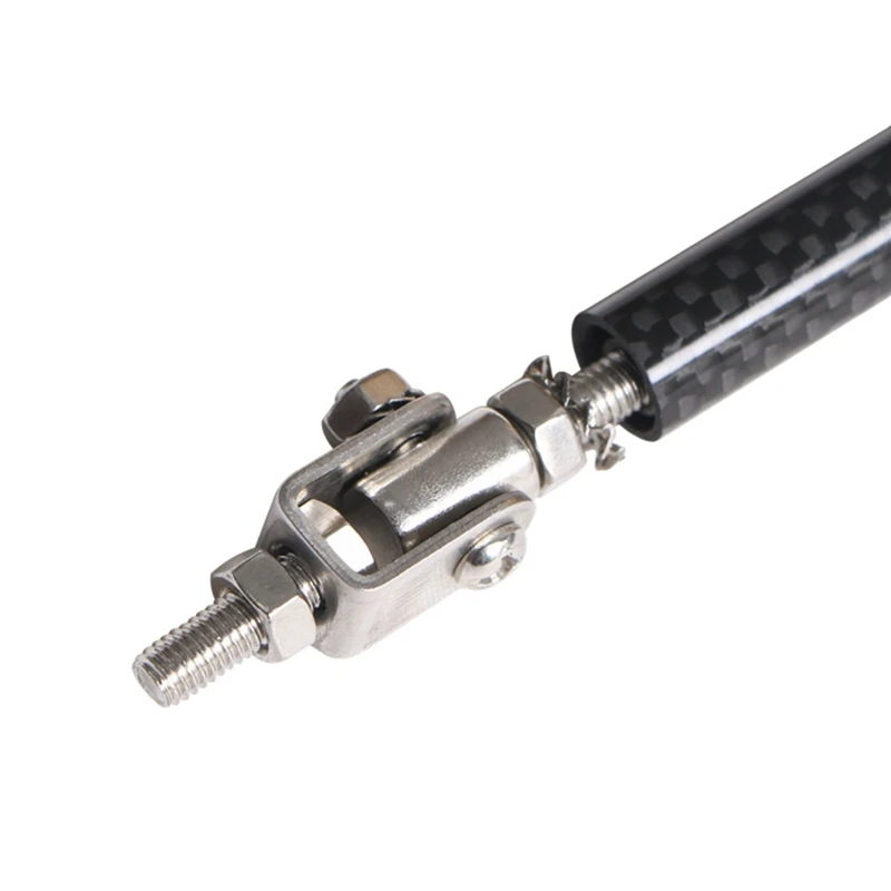 

Car Modification Front Shovel Carbon Fiber Rod Decoration Adjustable Universal Metal Reinforcement Rod 15/20cm New Auto Supplies