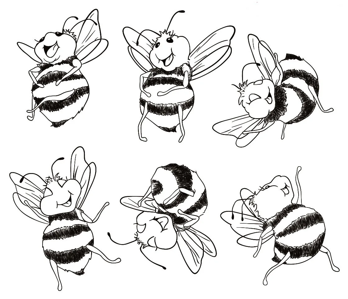 

DIY Bee Clear Stamps Transparent Silicone Stamp Card Hand Account Rubber Stamps