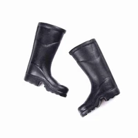 112 dollhouse furniture miniature black rubber rain boots home garden yard accessory shoes for toys gifts