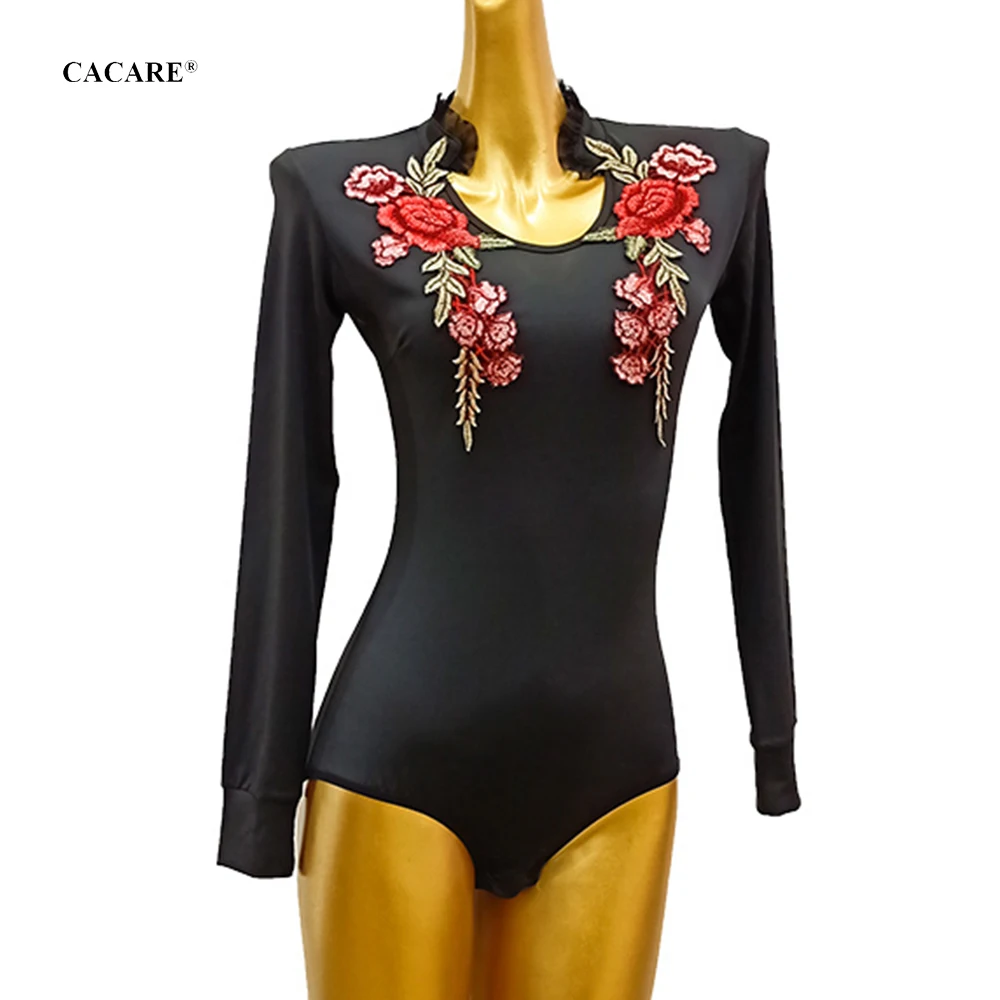 

Bodysuit for Ballroom Dance Competition Dresses Waltz Tango Dance Dresses Standard Flamenco Wear Costume D0742 Body CACARE