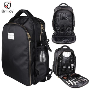 Brilljoy сумка для парикмахерских инструментов аксессуары для парикмахерских вместительный рюкзак для хранения волос инструмент для укладки на открытом воздухе Дорожная сумка на плечи