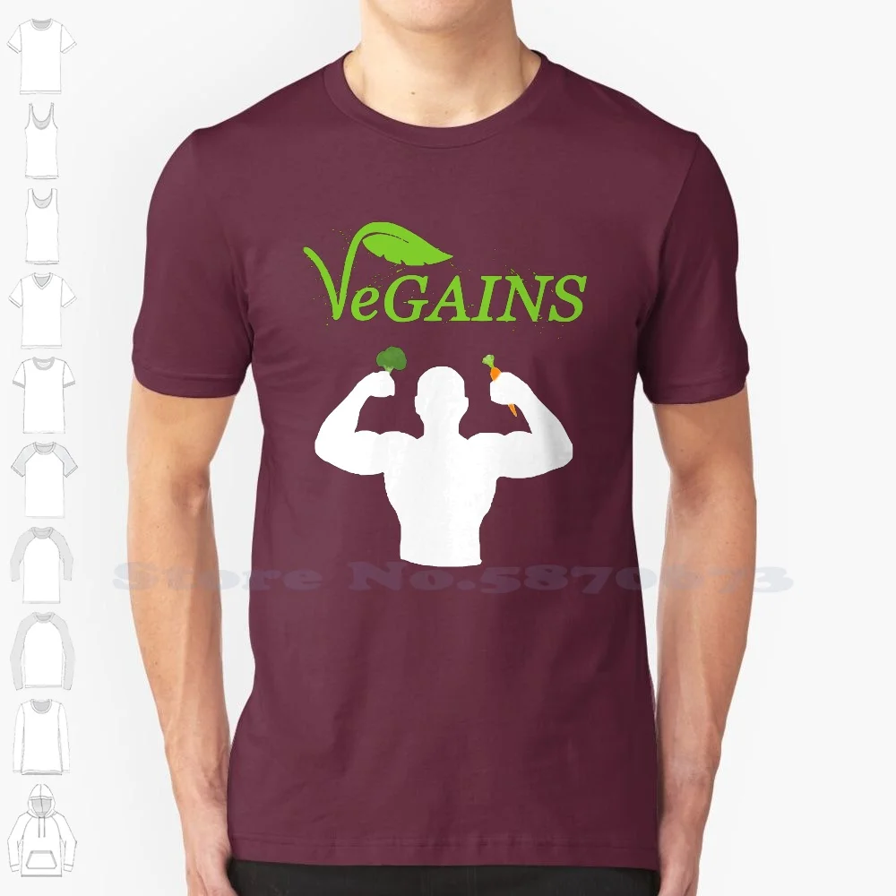 Футболка из 100% хлопка с гипертрофей экстрактом сои овощей