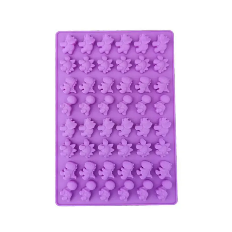 

Silicone Cute Little Dinosaur Shape Mold Chocolate Mold Ice Mold Cake Mold Candy Mold Multi-Purpose Ice Tray Mold Kitchen Tool