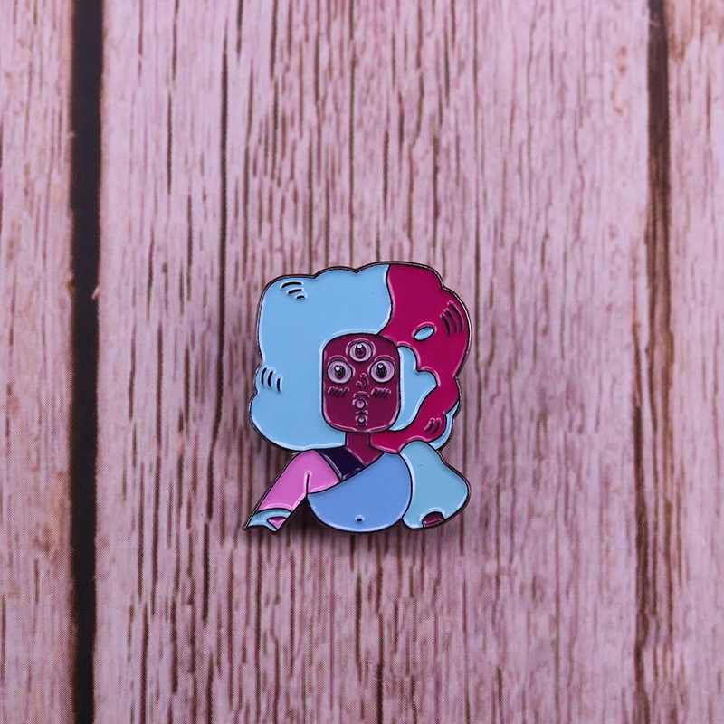 Булавка Steven universe, хрустальные драгоценные камни, лидер граната, значок, милая мультяшная брошь хит-шоу, художественный аксессуар (art.: 3a357be4b4e) - 3a357be4b4e