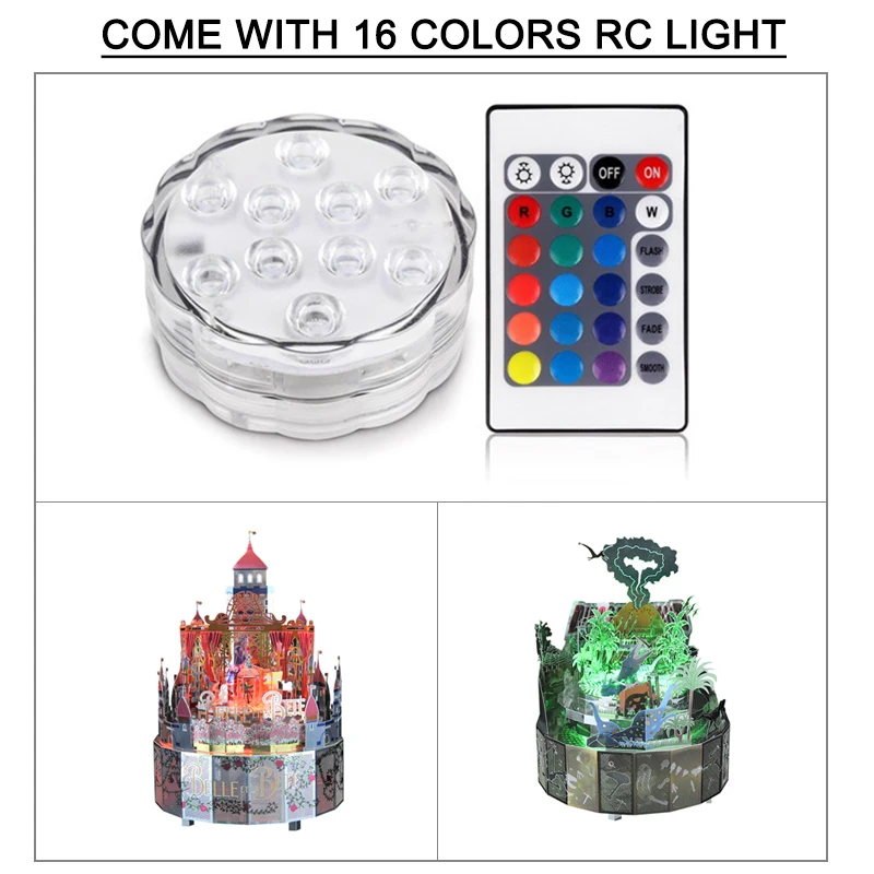 Beauty and the Beast Themed 3D Metal Puzzle Music Box – Personalized Birthday & Christmas Gift image 3