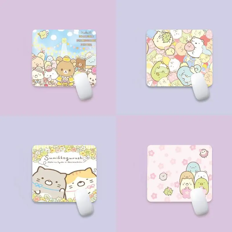 

Cartoon Sumikko Gurashi Beautiful Anime Mouse Mat edge native rubber special game mouse pad polyethylene table mat non slip