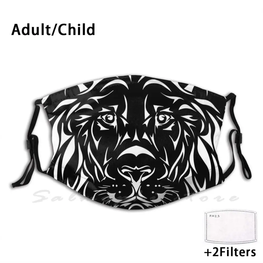 Маска лев тигр голова мясника лицо животных кошка карнигар дикая природа Тотем