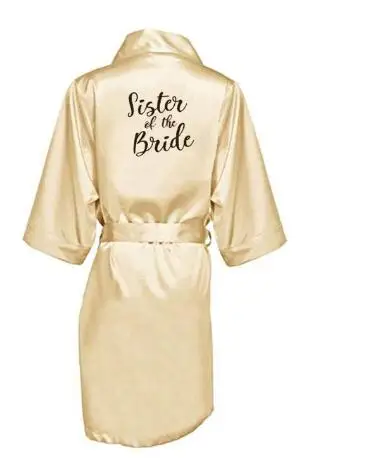 Атласные шелковые халаты размера плюс свадебные халат невесты платье подружки