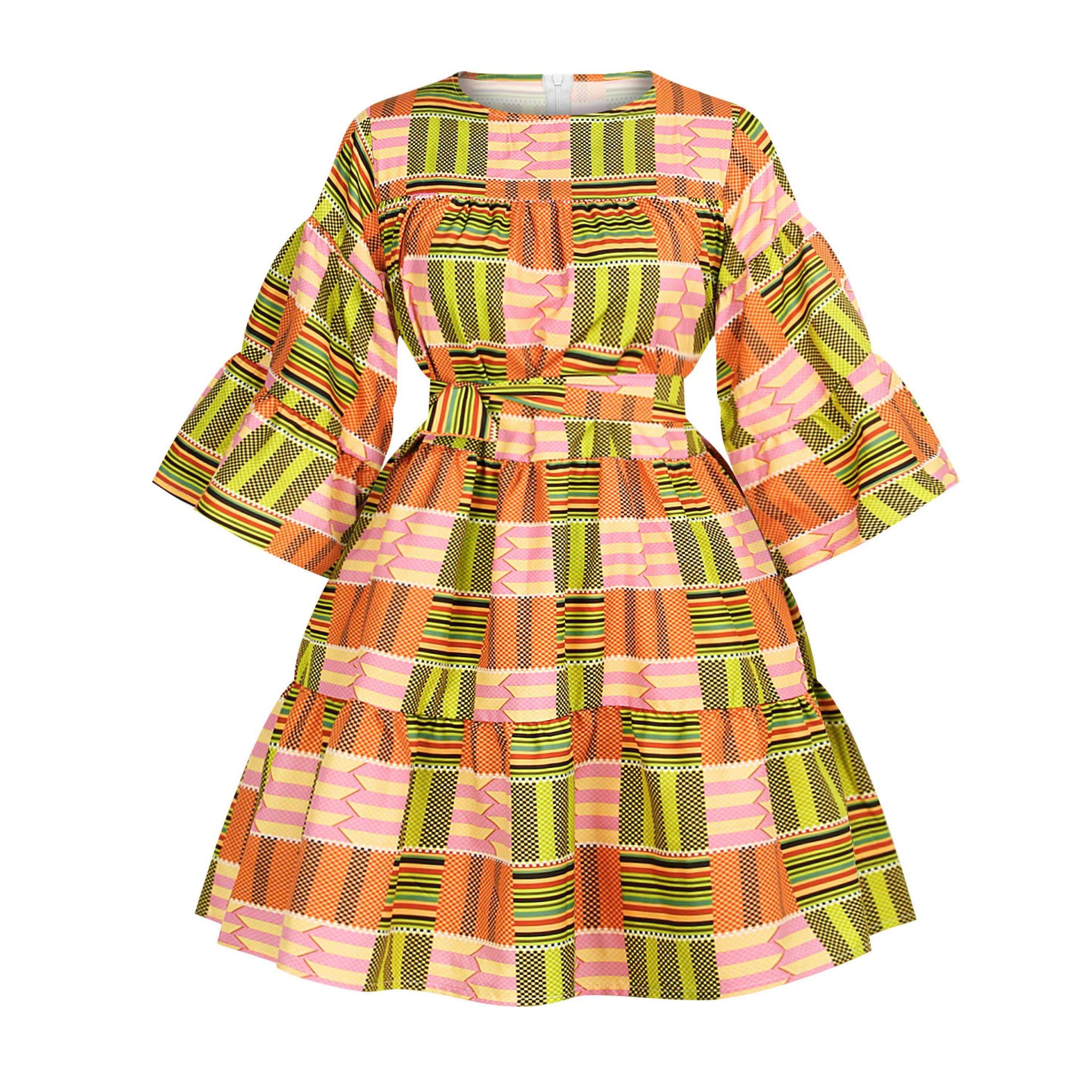 

Summer traditional Printed African Women's dresses Dashiki Loose Style night club party lady dress African dresses for women