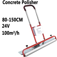 80 150cm 24v 6ah electric concrete polisher level floor vibration ruler mortar vibrator screed concrete leveling machine