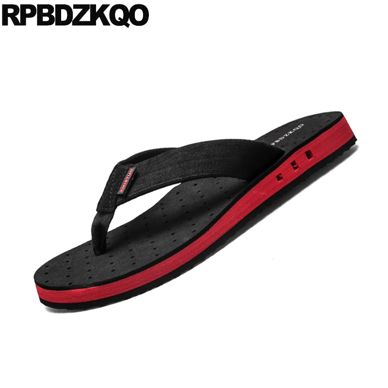 Шлепанцы мужские без застежки дизайнерские пляжные сандалии открытый носок