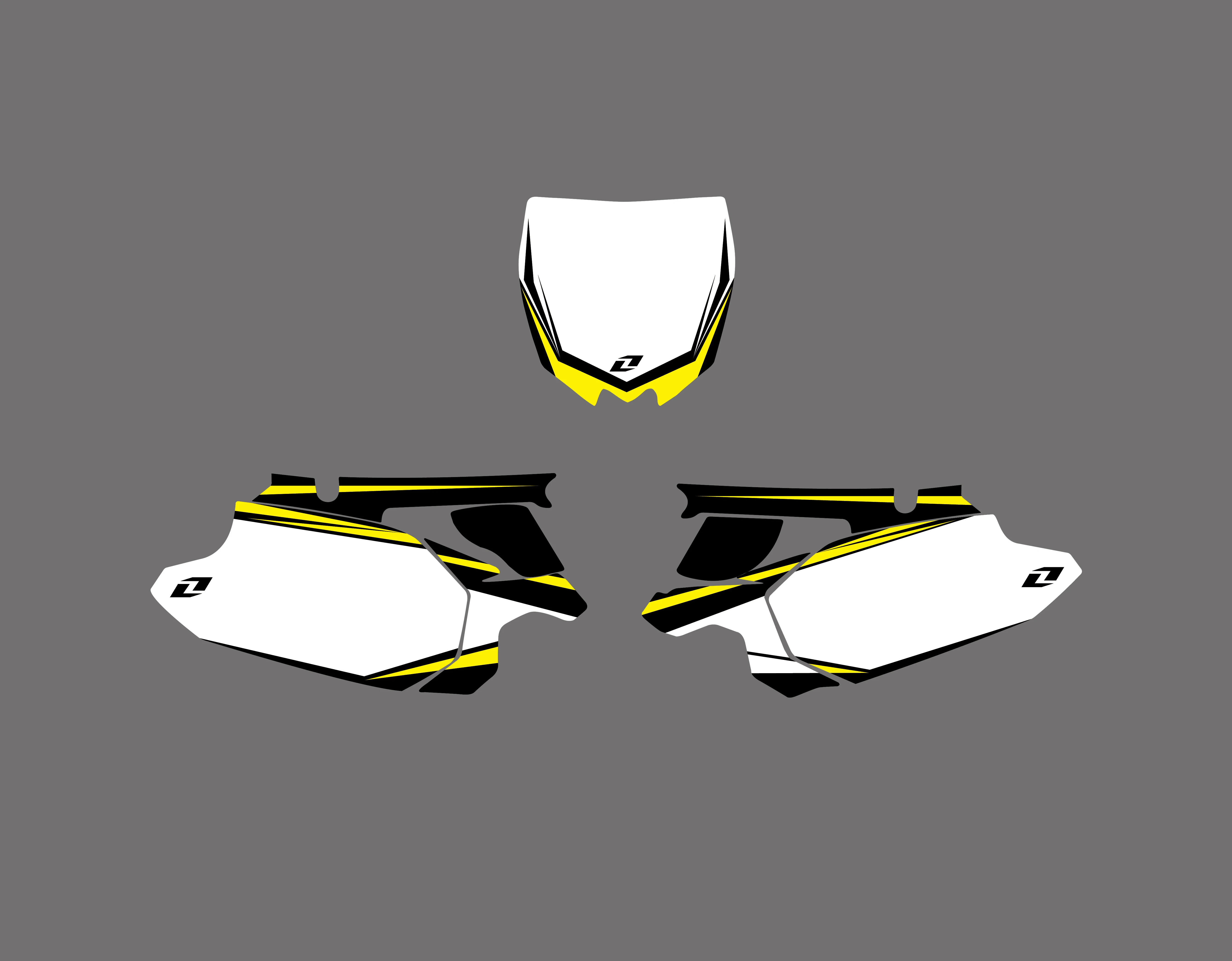 Мотоциклетный новый стиль графический фон наклейка комплект для Yamaha YZ450F YZF450 YZ 450F