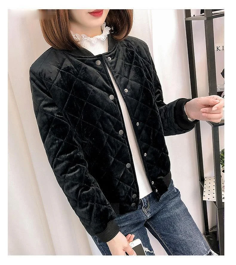 

Zoulv 2021 Winter Solid Color Short Coat Women Parkas Thicker Warm Plaid Bubble Coat Korean Puffer Jacket Fashion Outwear