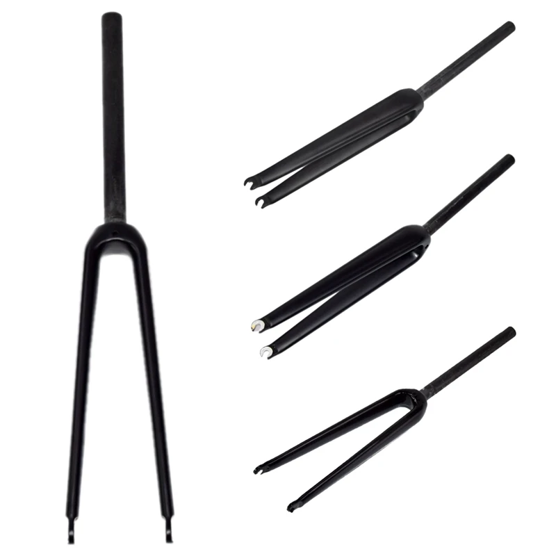 

SPOMANN Road Bike Front Fork 700C Straight Tube C Brake Extended Hard