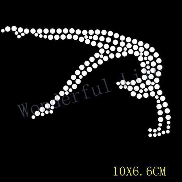 

Бесплатная доставка, гимнастические мотивы стразы горячей фиксации для девочек, термоклейкие переводы с кристаллами