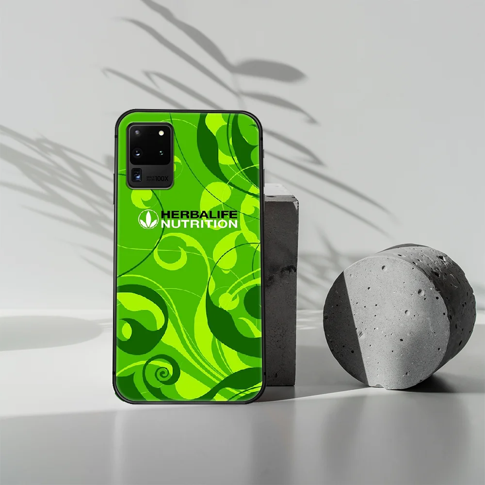 

Herbalife brand Phone Case Cover Hull For Samsung Galaxy S 7 8 9 10 e 20 FE edge uitra plus Note 9 10 20 black Cell Luxury