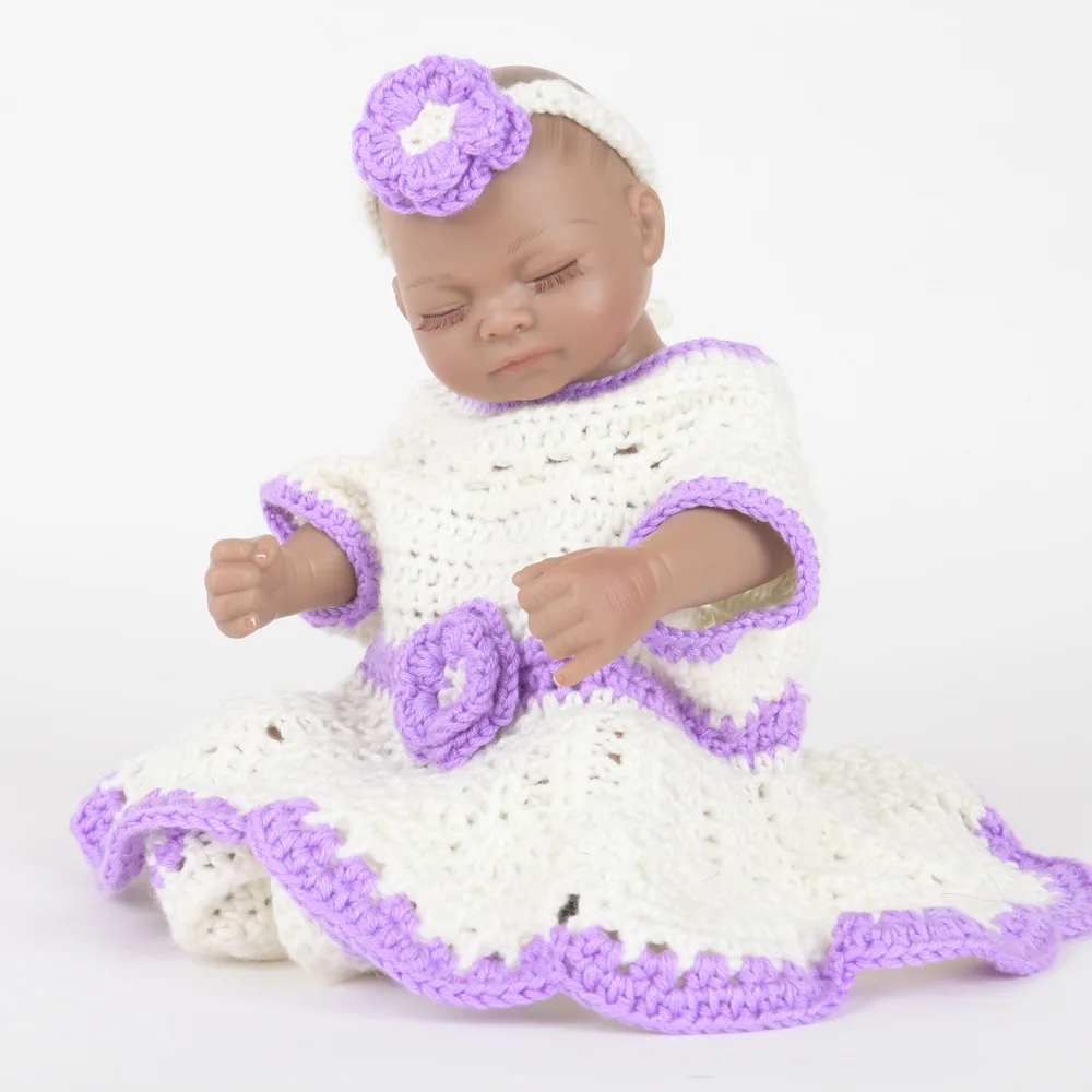 Полностью виниловые Мягкие силиконовые куклы 28 см 10 дюймов игрушки для