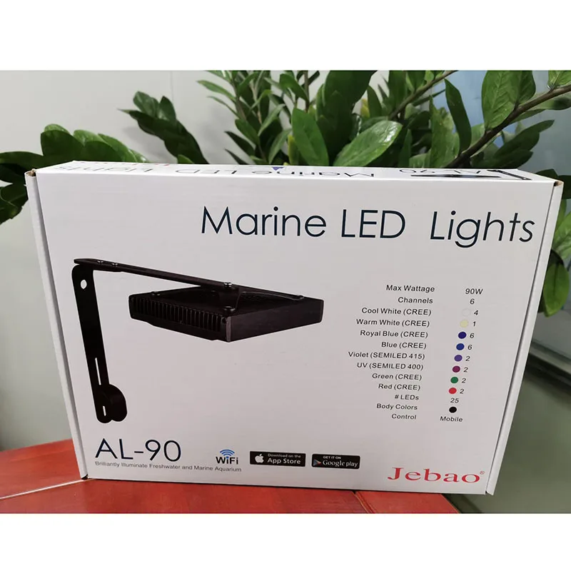 구매 해수 램프 AL-150 AL-150L 산호 램프 150W 높은 전원 더블 램프 전체 스펙트럼 LED 원격 WIFI 클립 빛