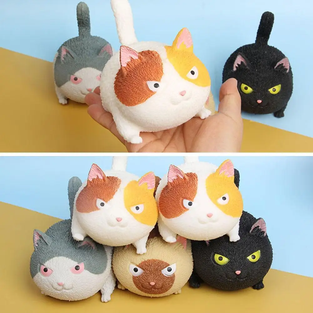Медленно восстанавливающие форму игрушки для снятия стресса милый Кот Игрушка