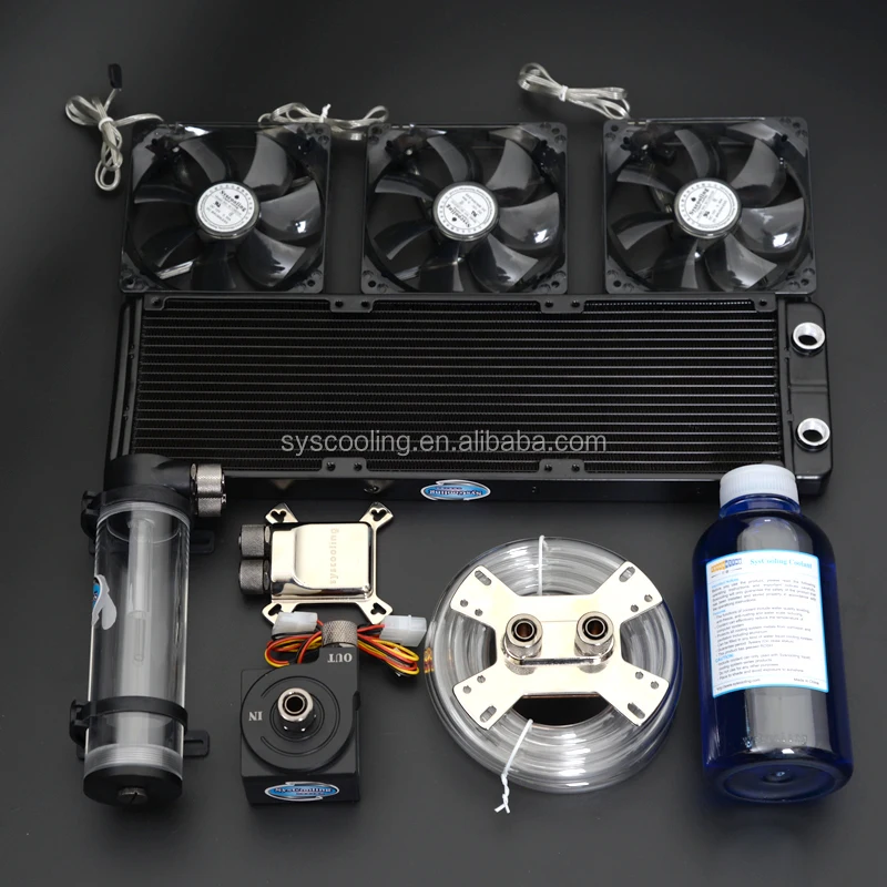 

Pc water cooling kit high performance complete CPU GPU radiator system
